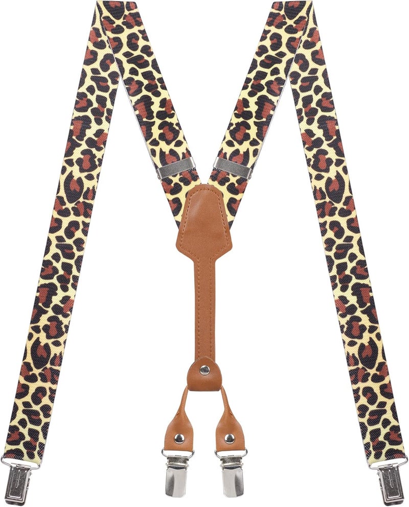 Action Ward Store Women's Suspenders - 1" Width - Y Back 4 Clip Skinny Ladies Suspenders - Image 1